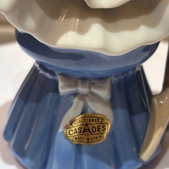 Vintage 1970's Casades Porcelain Ballerina Lady Figurine Made In Spain - Picture 3 of 8